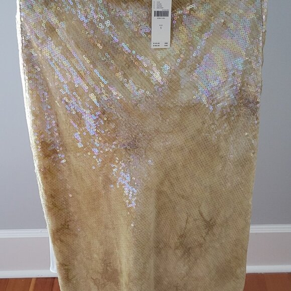 Anthropologie Tilda slip skirt sequins - Picture 1 of 4